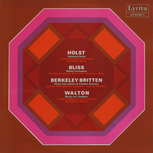 Holst, Bliss, Berkeley/Britten, Walton - Japanese Suite, et. al. LP
