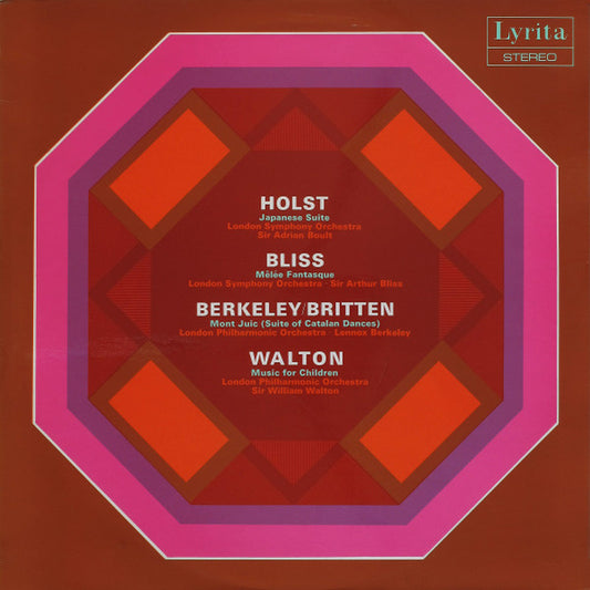 Holst, Bliss, Berkeley/Britten, Walton - Japanese Suite, et. al. LP