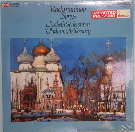 Rachmaninov, Elisabeth Söderström, Vladimir Ashkenazy – Songs LP