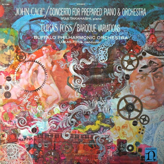 John Cage / Lukas Foss – Concerto For Prepared Piano & Orchestra / Baroque Variations LP