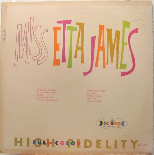 Etta James - Miss Etta LP