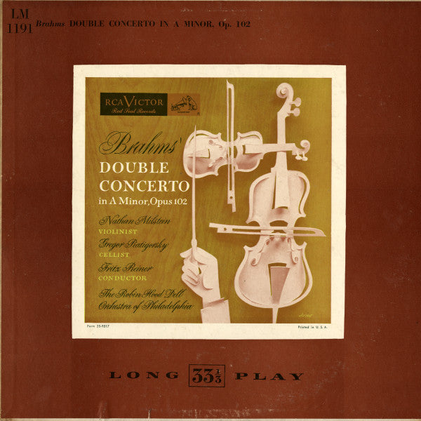 Brahms – Double Concerto in A Minor, Op. 102 LP