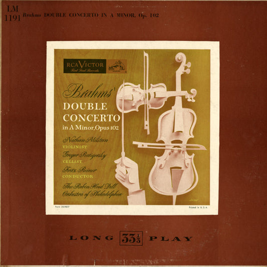 Brahms – Double Concerto in A Minor, Op. 102 LP