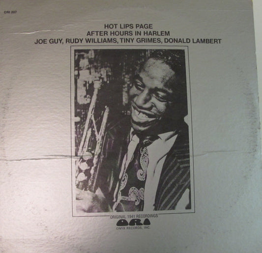 Hot Lips Page – After Hours In Harlem LP