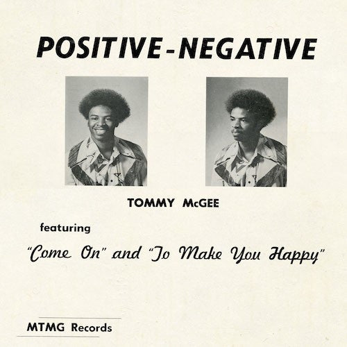 Tommy McGee - Positive-Negative LP