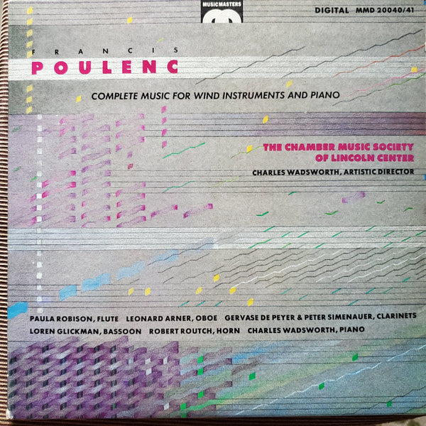 Poulenc / Chamber Music Society Of Lincoln Center - Complete Music 2LP