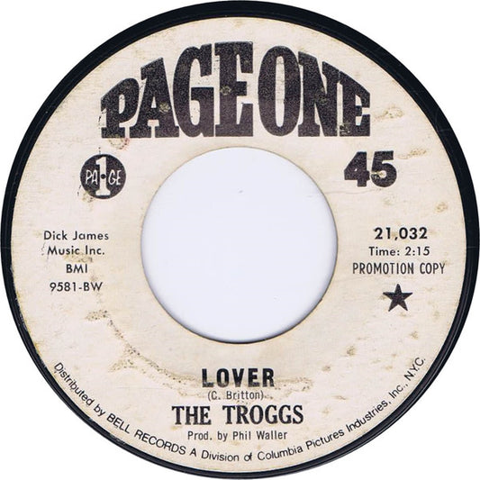 The Troggs – Lover 7"