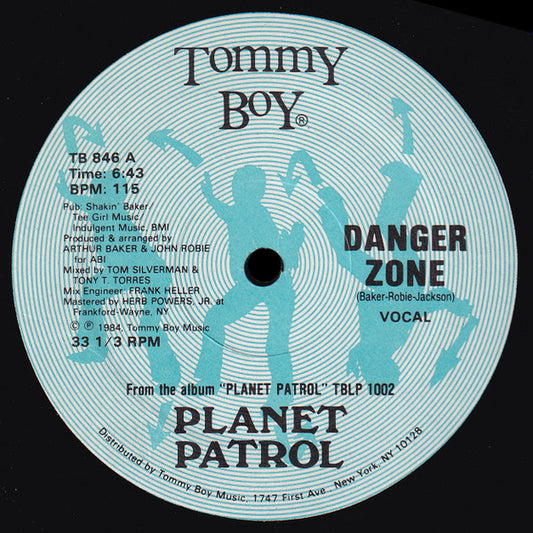 Planet Patrol – Danger Zone 12"