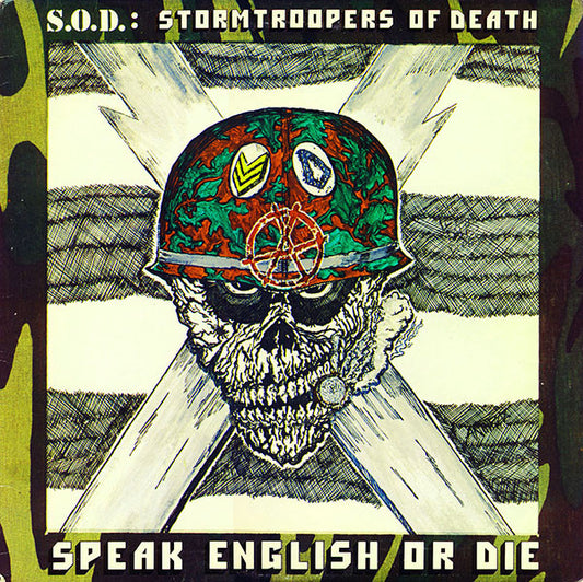 S.O.D. (Stormtroopers Of Death) - Speak English Or Die (Original 1985 pressing) LP