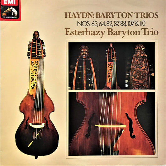 Haydn, Esterhazy Baryton Trio – Baryton Trios Nos. 63, 64, 82, 87, 88, 107 & 110 LP