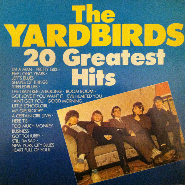 The Yardbirds – 20 Greatest Hits Of The Yardbirds LP