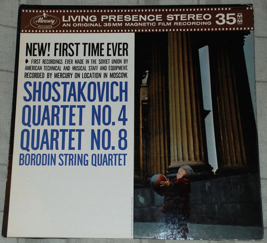 Shostakovich, Borodin String Quartet – Quartet No. 4 · Quartet No. 8 LP