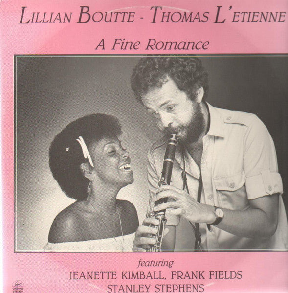Lillian Boutte, Thomas L'Etienne – A Fine Romance LP