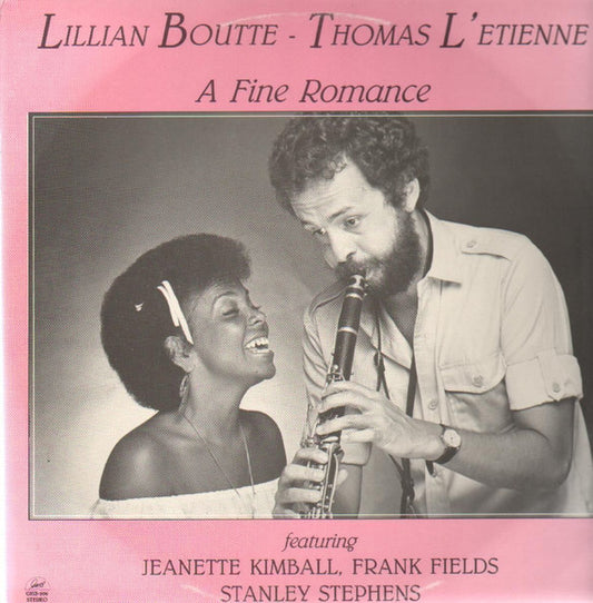 Lillian Boutte, Thomas L'Etienne – A Fine Romance LP