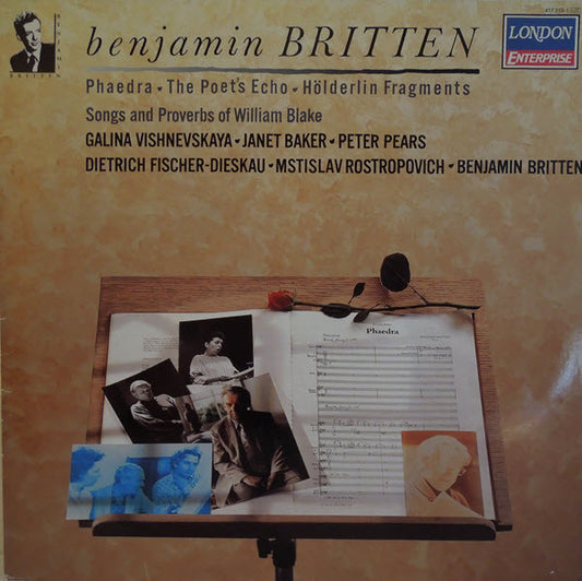 Benjamin Britten - Songs and Proverbs of William Blake LP