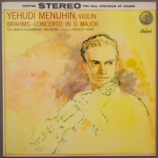 Brahms / Yehudi Menuhin - Concerto In D Major LP