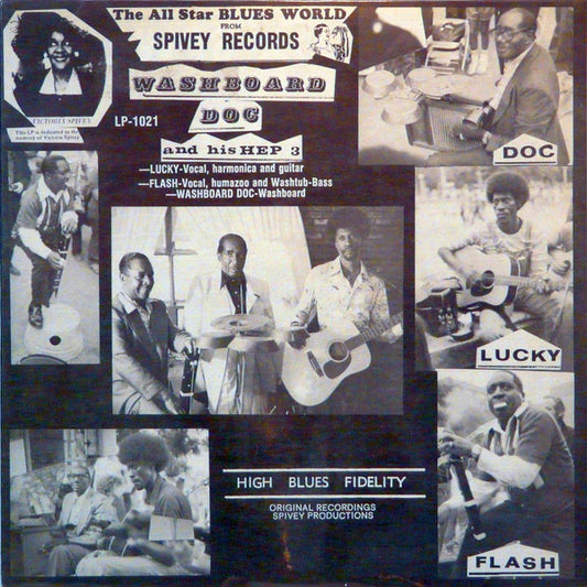 Washboard Doc And His Hep 3 – Self-Titled LP