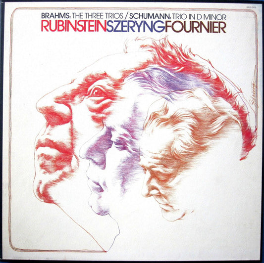 Brahms, Schumann / Rubinstein, Szeryng, Fournier - The Three Trios 3LP
