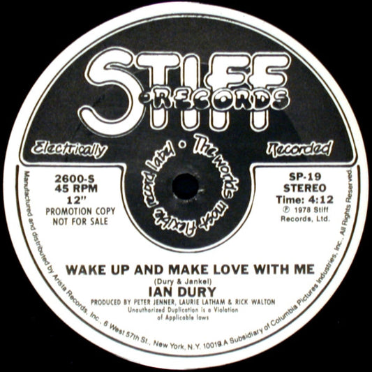 Ian Dury – Wake Up And Make Love With Me (Promo) 12"