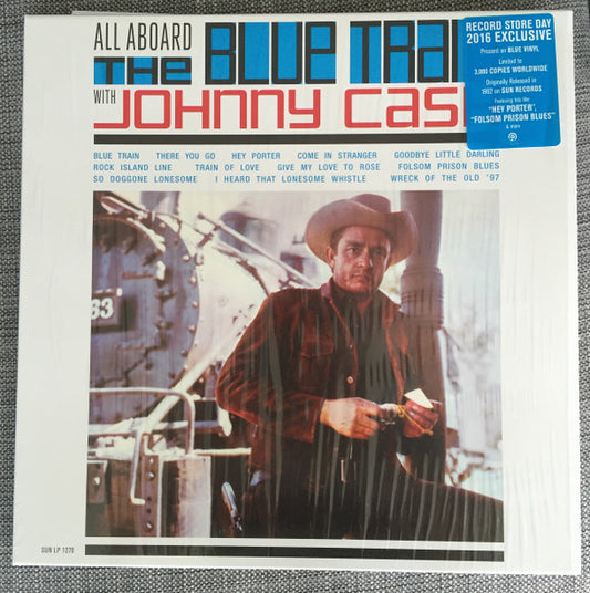 Johnny Cash – All Aboard The Blue Train (2016 Blue Vinyl Reissue) LP