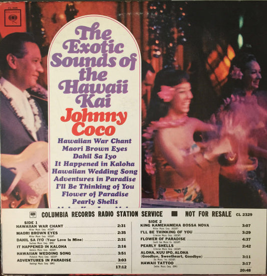 Johnny Coco – The Exotic Sounds of the Hawaii Kai LP