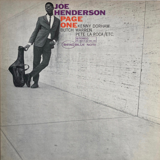 Joe Henderson - Page One (70s pressing) LP
