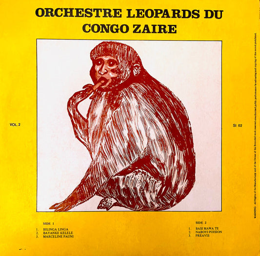 Orchestre Leopards Du Congo Zaire – Air Zaire Vol. 2 LP