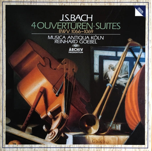 Bach / Musica Antiqua Koln - 4 Ouvertüren / Suites BWV 1066–1069, BWV 1070 (2LP)