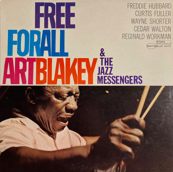 Art Blakey & The Jazz Messengers – Free For All (1965 pressing, NY labels) LP