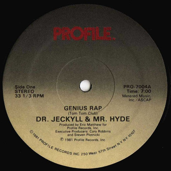 Dr. Jeckyll & Mr. Hyde - Genius Rap 12"