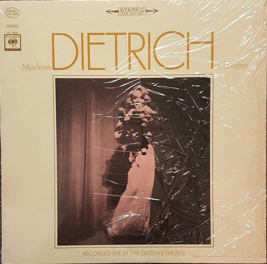 Marlene Dietrich ‎– In London LP