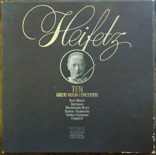 Various – Ten Great Violin Concertos 6LP Boxset