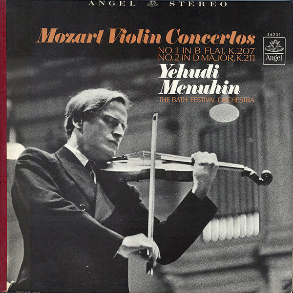 Mozart, Yehudi Menuhin, The Bath Festival Orchestra – Mozart Violin Concertos Nos. 1 & 2 LP