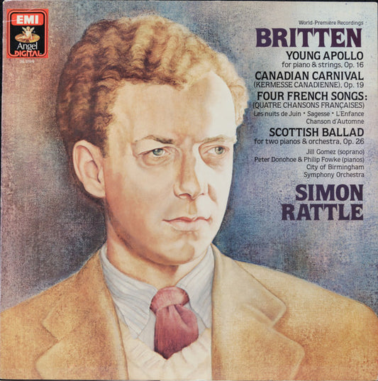 Britten – Young Apollo / Canadian Carnival / Four French Songs / Scottish Ballad LP