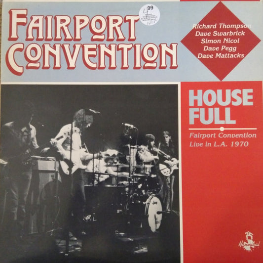 Fairport Convention ‎– House Full - Fairport Convention Live In L.A. 1970 LP