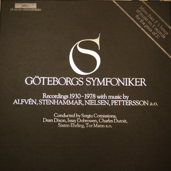 Gothenburg Symphony Orchestra – Recordings 1930-1978 with music by Alfvén, Stenhammar, Nielsen, Pettersson a.o. 5LP