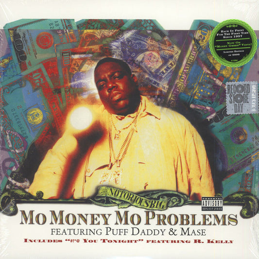 The Notorious B.I.G. Featuring Puff Daddy & Mase – Mo Money, Mo Problems (Green Money) LP