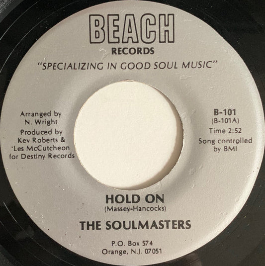 Soulmasters - Hold On 7"