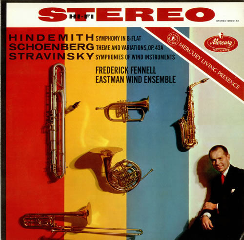 Frederick Fennell, Eastman Wind Ensemble - Hindemith / Schoenberg / Stravinsky LP