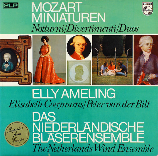 Mozart / Elly Ameling / Das Niederländische Bläserensemble – Miniaturen 2LP