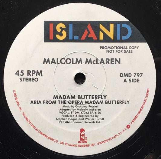 Malcolm McLaren – Madam Butterfly PROMO 12"
