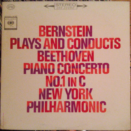 Leonard Bernstein / Beethoven / New York Philharmonic - Piano Concerto No. 1 In C LP