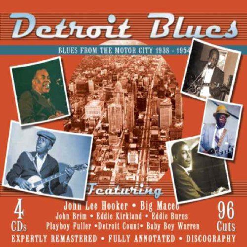 Various – Detroit Blues: Blues From The Motor City 1938-1954 CD BOXSET