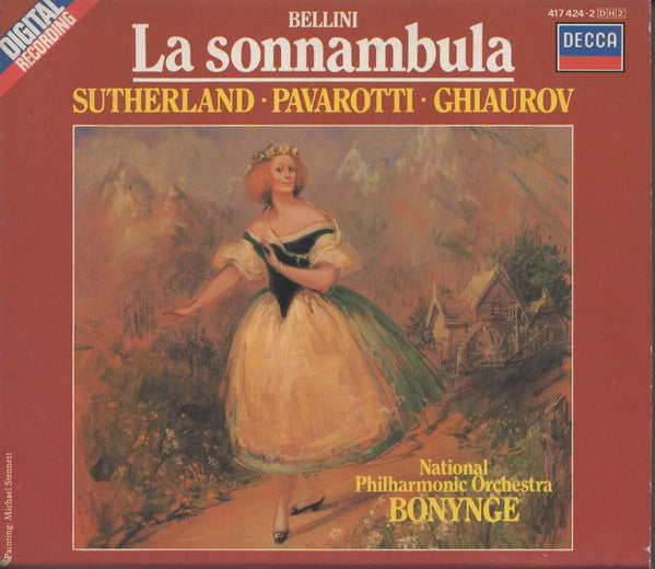 Bellini - Sutherland, Pavarotti, Ghiaurov - National Philharmonic Orchestra, Bonynge – La Sonnambula CD BOXSET
