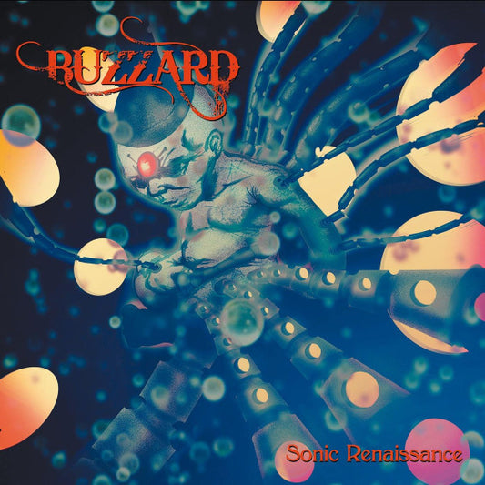 Buzzard – Sonic Renaissance (Blue/Black/White Marbled) LP