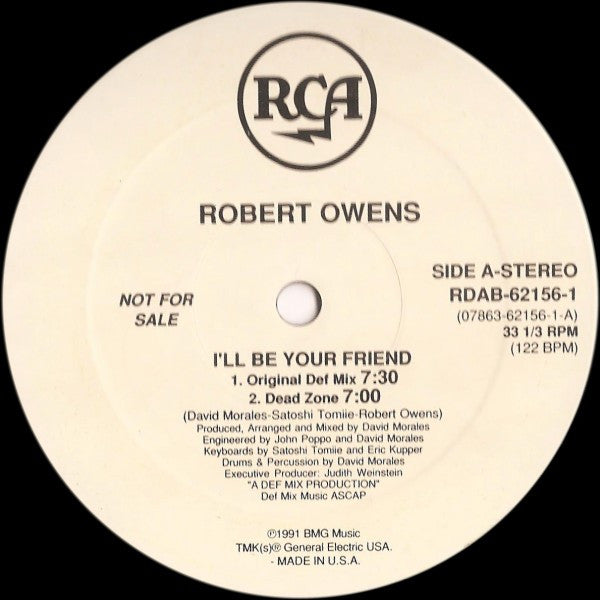 Robert Owens - I'll Be Your Friend 12"
