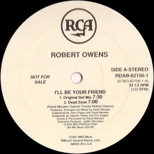 Robert Owens - I'll Be Your Friend 12"