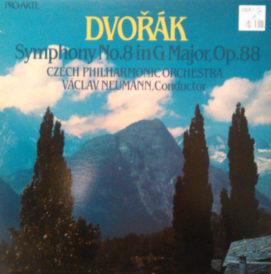 Dvořák, Czech Philharmonic Orchestra, Václav Neumann – Symphony No. 8 In G Major, Op. 88 LP