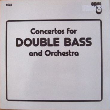 Thorvald Fredin - Concertos For Double Bass And Orchestra LP