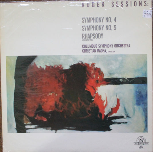 Roger Sessions - Symphony No. 4 · Symphony No. 5 · Rhapsody For Orchestra LP